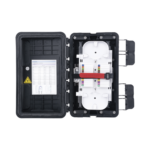 Caja de Distribuci?n de Fibra ?ptica, Hasta 96 Empalmes, Exterior IP65, Color Negro