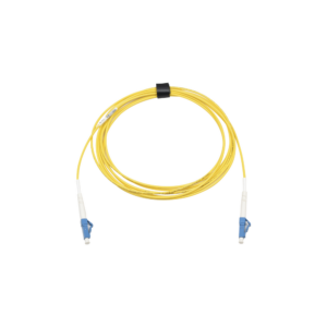 Jumper de Fibra ?ptica Monomodo (OS2), XGLO, Riser, LC/UPC-LC/UPC Simplex, ONFR, Color Amarillo, 3 Metros (9.84 Pies)