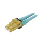 Conector de Fibra ?ptica LC Duplex OptiCam, Multimodo 50/125 OM3/OM4, Pre-pulido, Color Aqua - Image 2