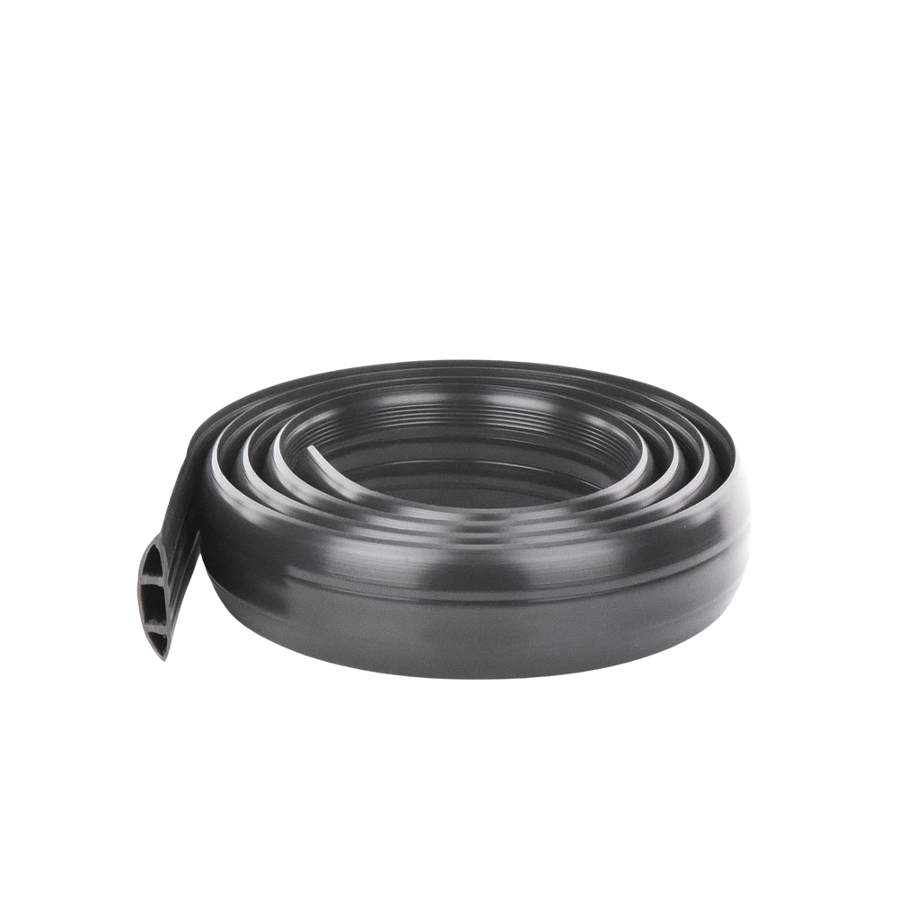 Canaleta flexible color negra de PVC auto extinguible tramo de 2.5m (9300-01254)