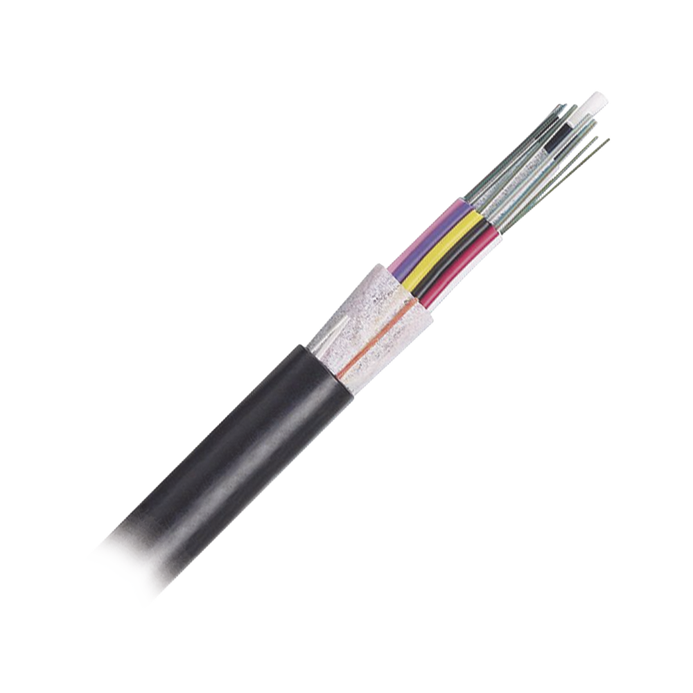 Cable de Fibra ?ptica 12 Hilos, OSP (Planta Externa), No Armada (Diel?ctrica), MDPE (Polietileno de Media Densidad), Multimodo OM4 50/125 Optimizada, Precio Por Metro