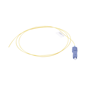Pigtail de Fibra ?ptica SC/UPC Simplex, Monomodo OS1/OS2 XGLO, OFNR, Color Amarillo, 1 Metro (3.28 Pies)