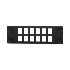 Placa Para 12 Adaptadores de Fibra ?ptica, Uso con Gabinetes FPONE3 y FPONE4