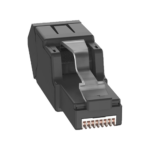 Plug RJ45 UTP, Instalaci?n Angulada 45 Grados, Terminaci?n en Campo Certificable, Compatible con Cat5e, Cat6 y Cat6A, Color Negro - Image 3