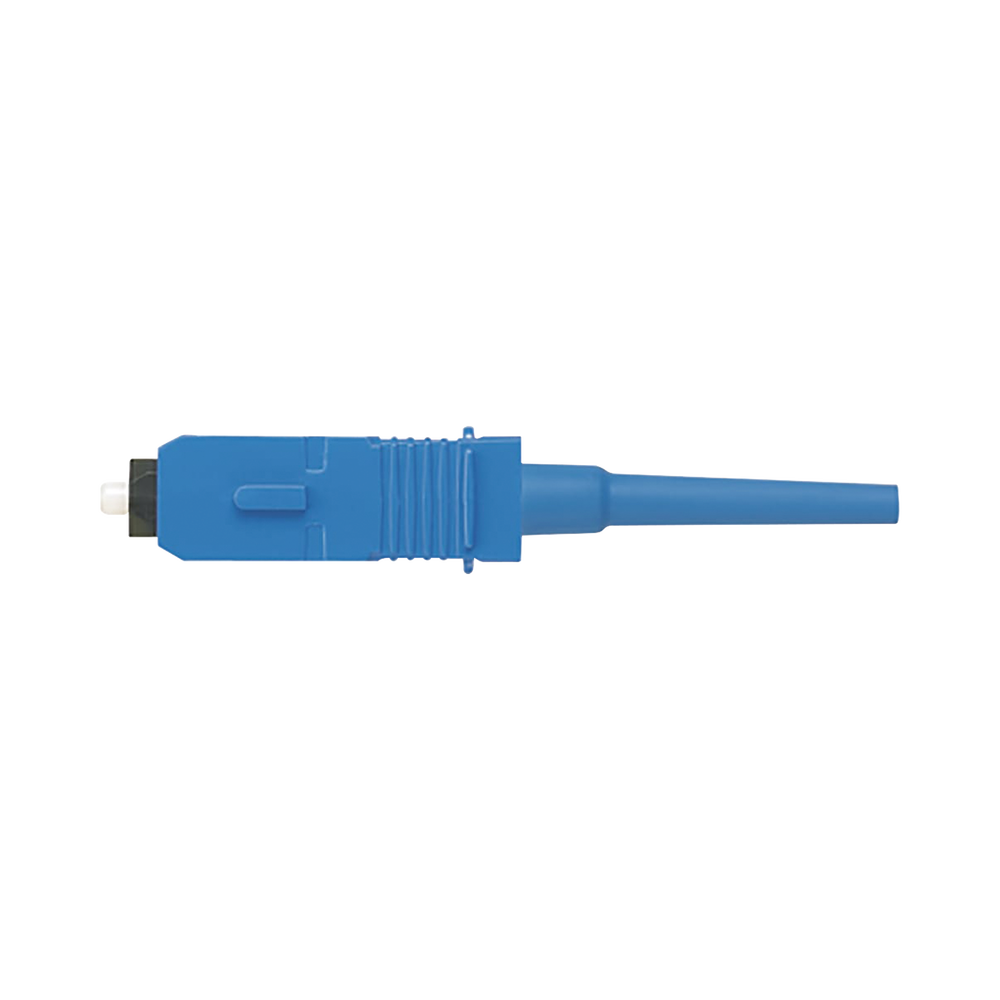 Conector de Fibra ?ptica SC Simplex OptiCam, Monomodo 9/125 OS2, Pre-pulido, Color Azul