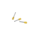 Ferrúl de cobre DIN Amarillo para Cable 10 AWG con largo 12 mm.  Paquete de 100 Piezas - Image 2