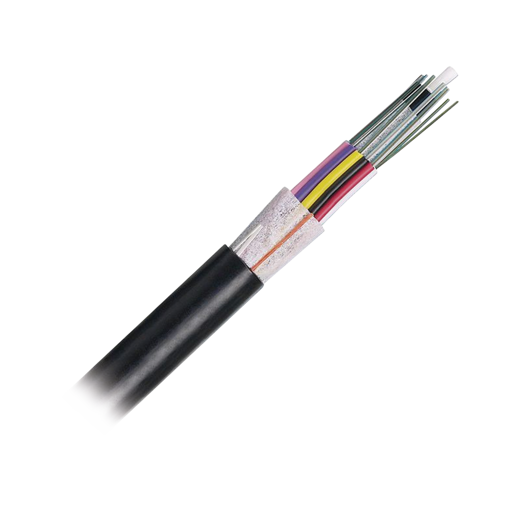 Cable de Fibra ?ptica de 24 Hilos, OSP (Planta Externa), No Armada (Diel?ctrica), 250um, Monomodo OS2, Precio Por Metro