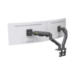 Montaje de Escritorio articulado para 2 monitores de 27-34" /  Soporta hasta 16 kg  por brazo/ Vesa 75 x 75 / 100 x 100 / Acero / Giro: 360° - Image 2
