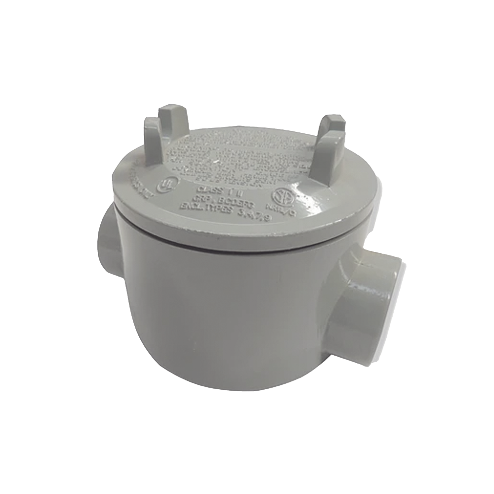 Caja con Tapa Tipo GRC de 3/4" (19 mm) / Caja a Prueba de Explosión / Para Áreas Peligrosas / Libre de Cobre.