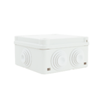 Caja Estanca de PVC Para Derivación y Conexión, 6 Entradas, Tapa con Tornillo de 1/4" de Vuelta, 100x100x50 mm (Área Interna), Uso Exterior IP55, Material que no Propaga el Fuego y Libre de Hálogenos - Image 3