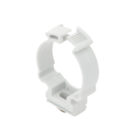 Soporte de collar (Abrazadera), PVC Auto-extinguible, cerrado para tubería de 32 mm - Image 4