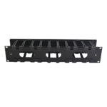 Organizador de Cable Horizontal RouteIT, Sencillo, Para Rack de 19in, 4in de profundidad, 2UR - Image 2