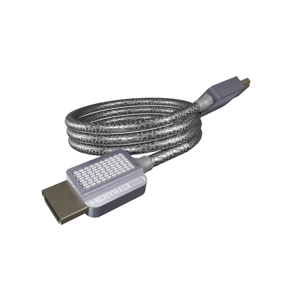 Cable HDMI de Alta Resoluci?n en 8K / Versi?n 2.1 / 1 Metro (3.28 Pies) de Longitud / Recomendado para Audio eARC / Dolby Atmos