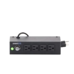 Tomacorriente de 4 Contactos (NEMA 5-15R) Voltaje Entrada/Salida: 120Vca/10A Max. Opción de Instalación en Escritorio o Pared