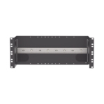 Soporte Industrial Para Instalar Equipos de Montaje en Riel DIN, Para Racks o Gabinetes Estándar de 19in, de 4UR, Color Negro