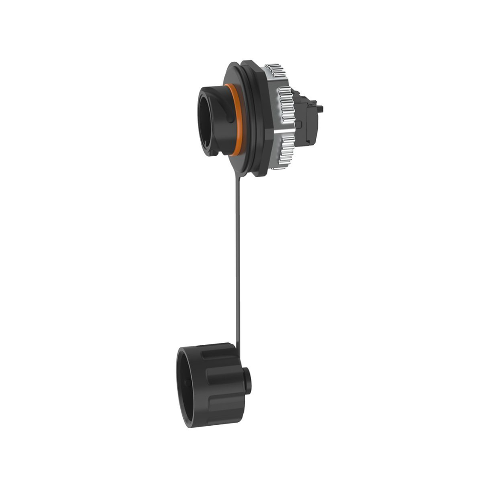Conector Jack RJ45 de Uso Industrial Estilo TG, Categor?a 6, Con Tapa Protectora, Protecci?n IP67