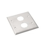 Placa de Pared Doble IndustrialNet?, Para 2 Conectores Industriales, de Acero Inoxidable - Image 3