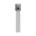 Cincho StrongHold  de Acero Inoxidable Tipo 304, 362mm largo x 7.9 mm ancho, Color Metálico, Paquete de 50pz