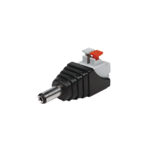 Adaptador Tipo Jack de 3.5 mm Macho Polarizado de 12 Vcc con Terminales de Presi?n