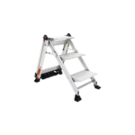 Escalera de Tijera con Punto de Apoyo Anti-caídas de 0.67 m (Nivel de Pie), con Peldaños JUMBO, (SKU 11903). - Image 3
