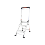 Escalera de Tijera con Punto de Apoyo Anti-caídas de 0.67 m (Nivel de Pie), con Peldaños JUMBO, (SKU 11903).