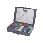 Kit de Terminales Pan-Term™ de Mantenimiento, Nylon, 14-22 AWG, con Herramienta de Ponchado CT-260 y Caja de Acero
