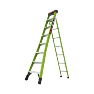 Escalera de Tijera 3 en 1 de 2.44 Metros, Fibra de Vidrio (SKU13908-001). Hecha en E.U.A. (Versión 2.0)