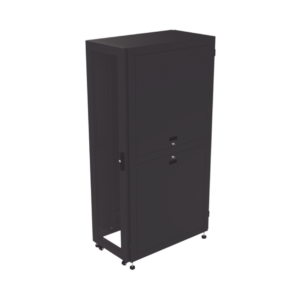 Gabinete para Telecomunicaciones Rack Estándar de 19", 42UR, 600 mm Ancho x 1000 mm Profundidad. Fabricado en Acero, Se envía el Gabinete Armado.