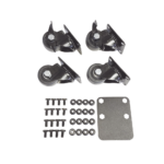 Juego de 4 Ruedas para Gabinetes Linkedpro Terminación R2 (2 con freno, 2 libres) - Image 3