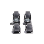 Juego de 4 Ruedas para Gabinetes Linkedpro Terminación R2 (2 con freno, 2 libres) - Image 4