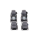 Juego de 4 Ruedas para Gabinetes Linkedpro Terminación R2 (2 con freno, 2 libres) - Image 5