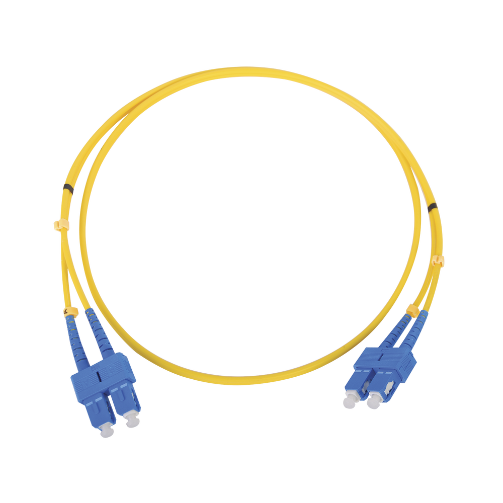 Jumper de Fibra ?ptica Monomodo SC/SC Duplex de 1 Metro (3.28 Pies)