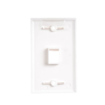 Placa de Pared de 1 Puerto, Keystone, Color Blanco - Image 5