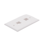 Placa de Pared de 2 Puertos, Keystone, Color Blanco - Image 2