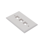 Placa de Pared de 3 Puertos, Keystone, Color Blanco - Image 5
