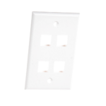 Placa de Pared de 4 Puertos, Keystone, Color Blanco - Image 4