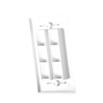 Placa de Pared de 6 Puertos, Keystone, Color Blanco - Image 3