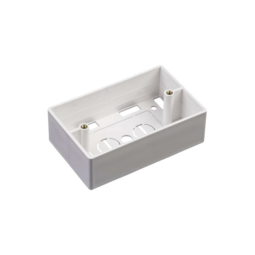 Caja de Pared Universal, Color blanco, Para montaje con Placas de Pared