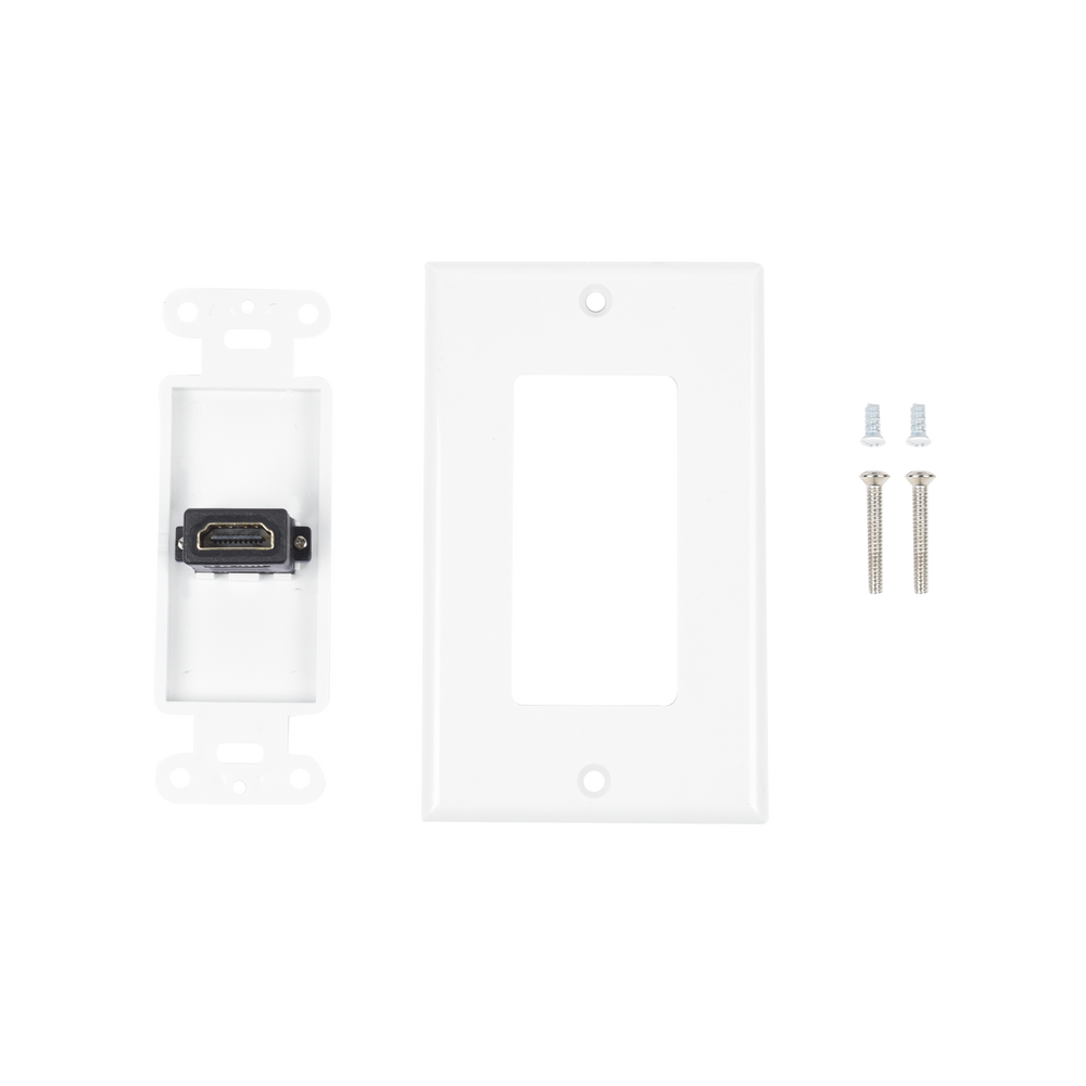 Placa de Pared 1 Puerto HDMI Hembra a Hembra