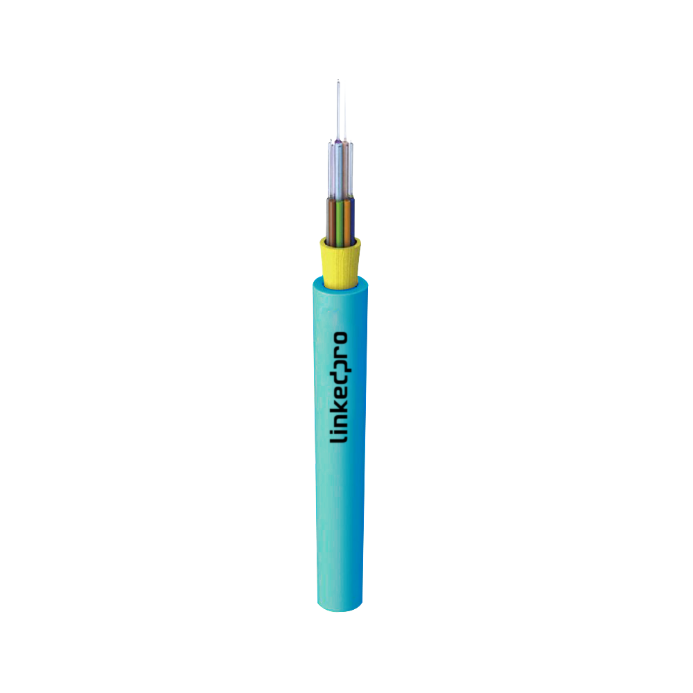 Cable de Fibra ?ptica Multimodo OM3 50/125, 12 Hilos, para Interior, Tight Buffer 900?m, OFNR Riser, Diel?ctrica, Precio Por Metro, (Hasta 2000 Metros (6562 Pies) en un Solo Tramo de Cable)