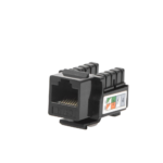 M?dulo Jack Keystone Cat5e con Terminaci?n 110 (Punchdown) para Faceplate - Color Negro - Image 3