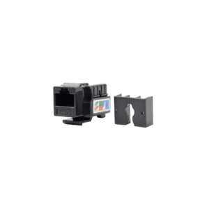 M?dulo Jack Keystone Cat5e con Terminaci?n 110 (Punchdown) para Faceplate - Color Negro