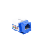 M?dulo Jack Keystone Cat5e con Terminaci?n 110 (Punchdown) para Faceplate - Color Azul - Image 3