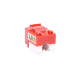 M?dulo Jack Keystone Cat5e con Terminaci?n 110 (Punchdown) para Faceplate - Color Rojo - Image 2