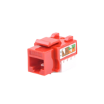 M?dulo Jack Keystone Cat5e con Terminaci?n 110 (Punchdown) para Faceplate - Color Rojo - Image 3