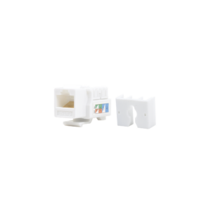 M?dulo Jack Keystone Cat5e con Terminaci?n 110 (Punchdown) para Faceplate - Color Blanco