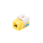 M?dulo Jack Keystone Cat5e con Terminaci?n 110 (Punchdown) para Faceplate - Color Amarillo - Image 4