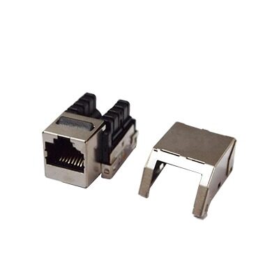 M?dulo Jack Keystone Cat5e con Terminaci?n 110 (Punchdown) Blindado (STP) - Metal