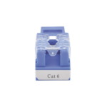 M?dulo Jack 110 Cat6, Keystone para Faceplate - Color Azul - Image 4