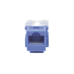 M?dulo Jack 110 Cat6, Keystone para Faceplate - Color Azul - Image 2